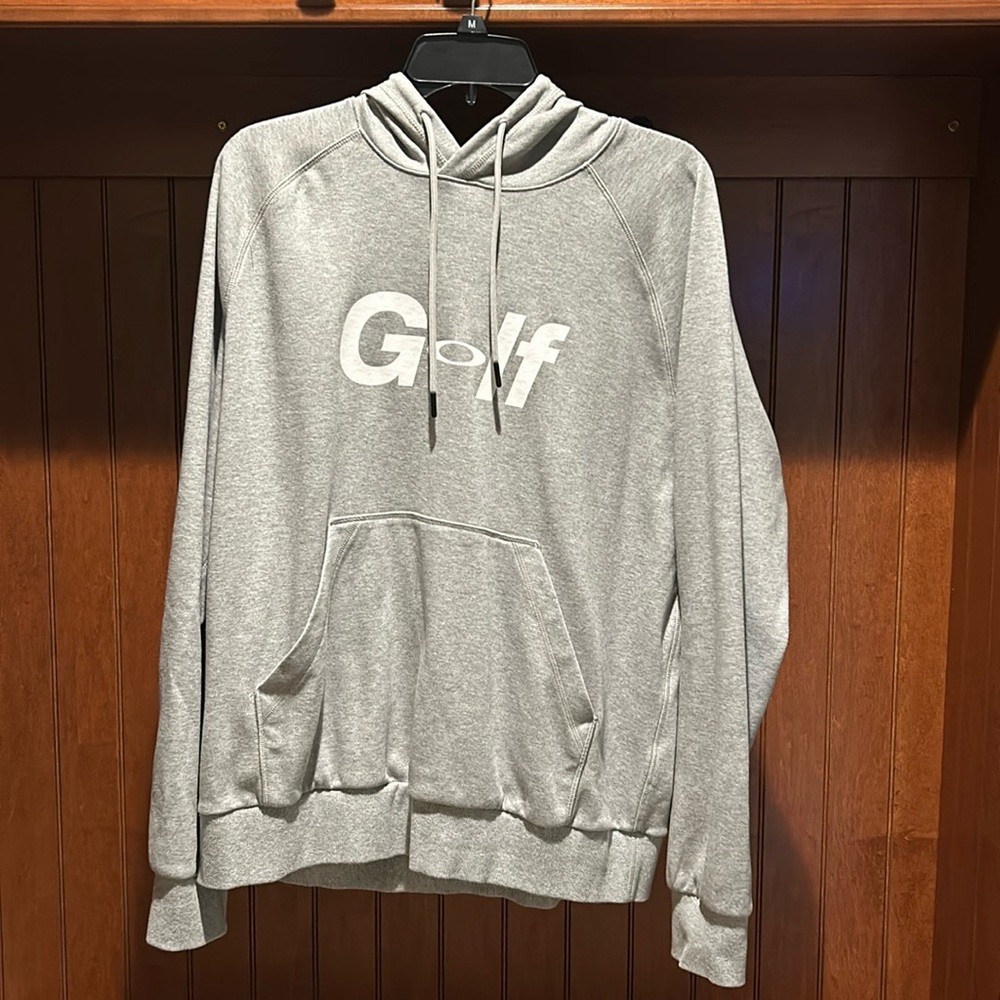 Oakley golf gray hoodie men’s large